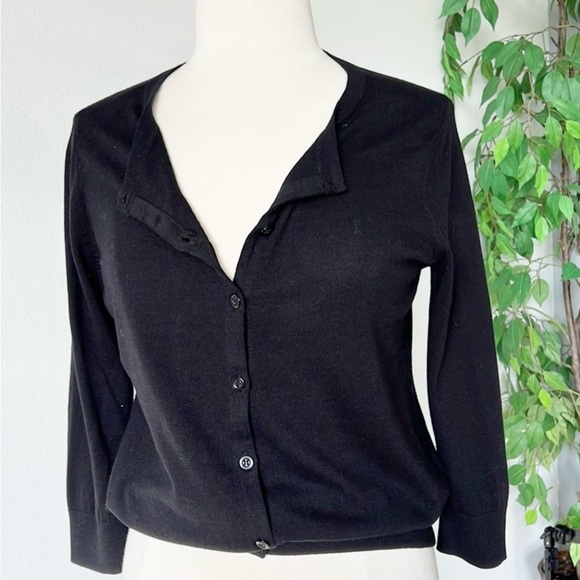 Nordstrom Black cardigan Sweater Size Small - Picture 15 of 16